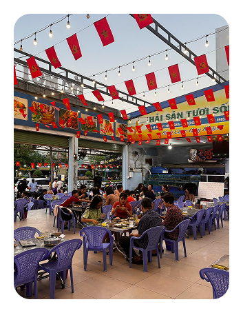 quán hải sản tươi sống Vũng Tàu